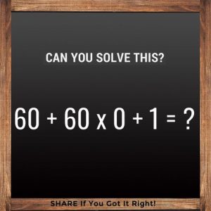 Find Out How Smart You Are – Can You Solve This Math Problem?