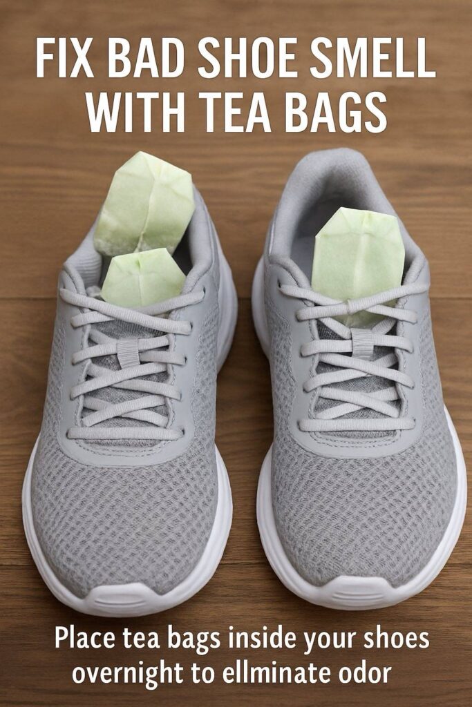 Fix bad shoe smell with tea bags